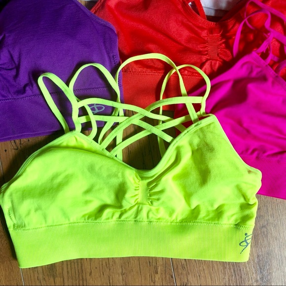 Criss Cross Strappy Bras 5 S/M - Picture 3 of 7